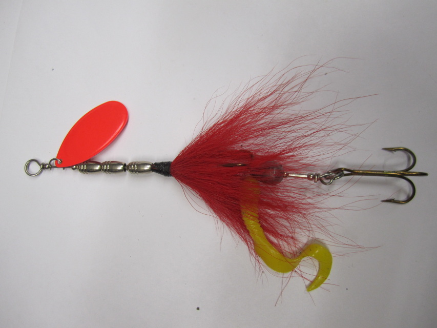 Twisty Tail Musky Muskie Bucktail Lure - Bait - Fishing Lure- Pike